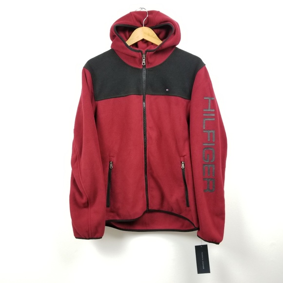 tommy hilfiger men's fleece hoodie